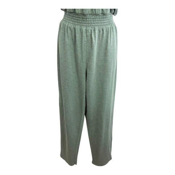 Candace Cameron Bure Sunkiss Olive Flutter Sleeve Jumpsuit - Picture 5 of 8